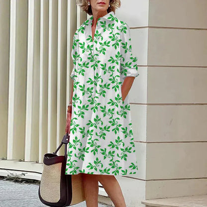 Louisa - Casualowa sukienka polo dla kobiet
