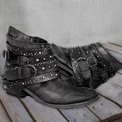 Buty vintage na obcasie - Annmarie