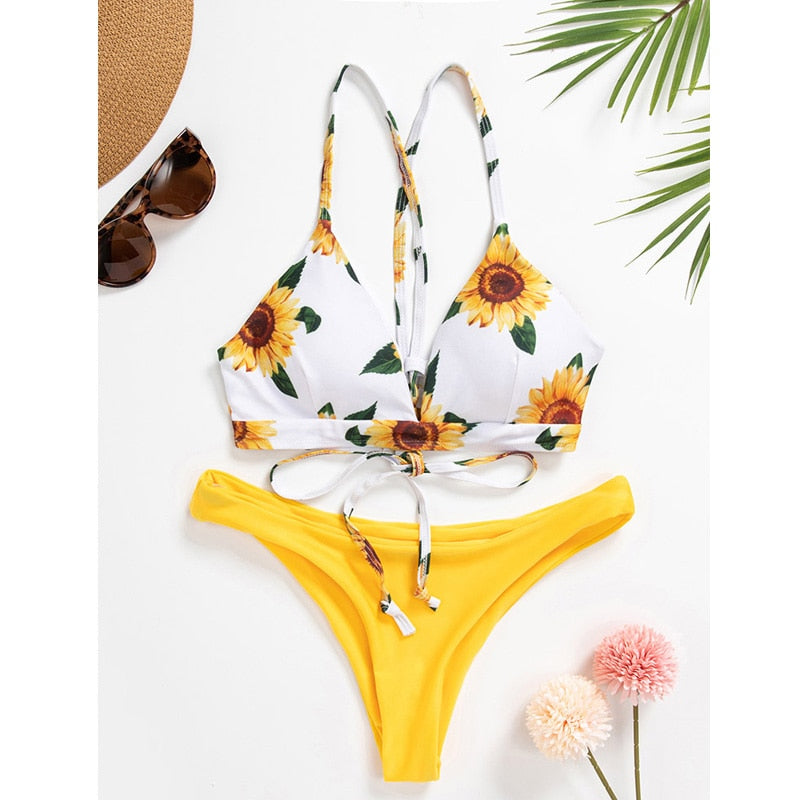 Bikini Zinda Sunflower | Wesołe i stylowe bikini