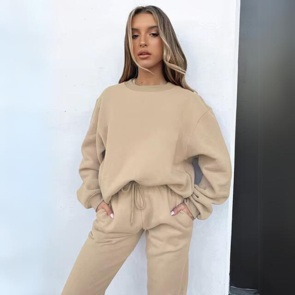 Shanna | Oversizowy zestaw bluza i spodnie dresowe