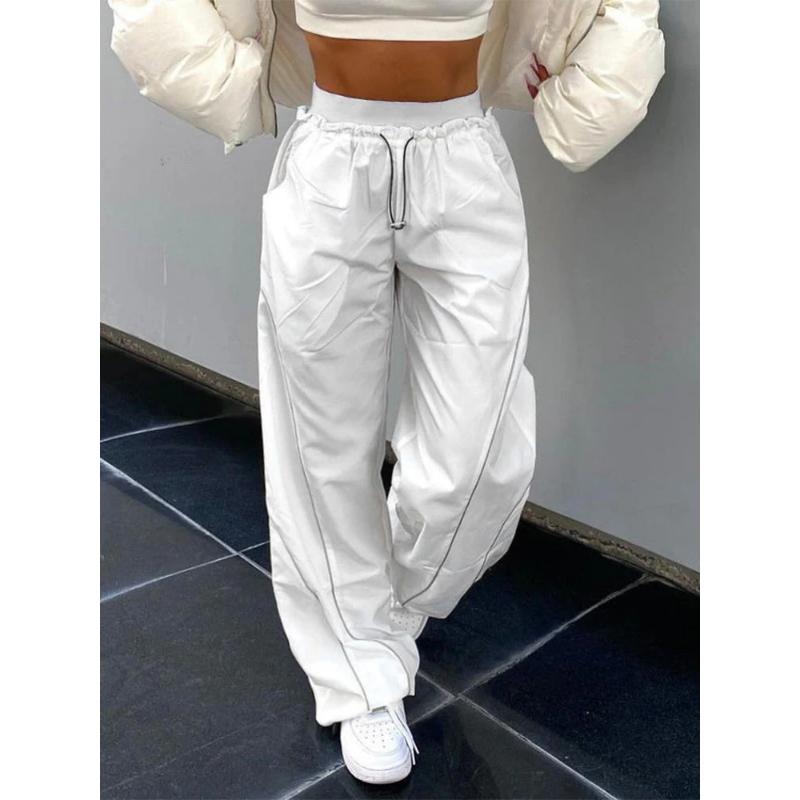 Katlyn - Unikalne spodnie damskie typu baggy streetwear