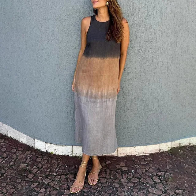 Veerle - Elegancka kolorowa sukienka
