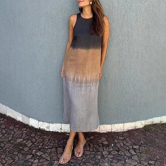 Veerle - Elegancka kolorowa sukienka