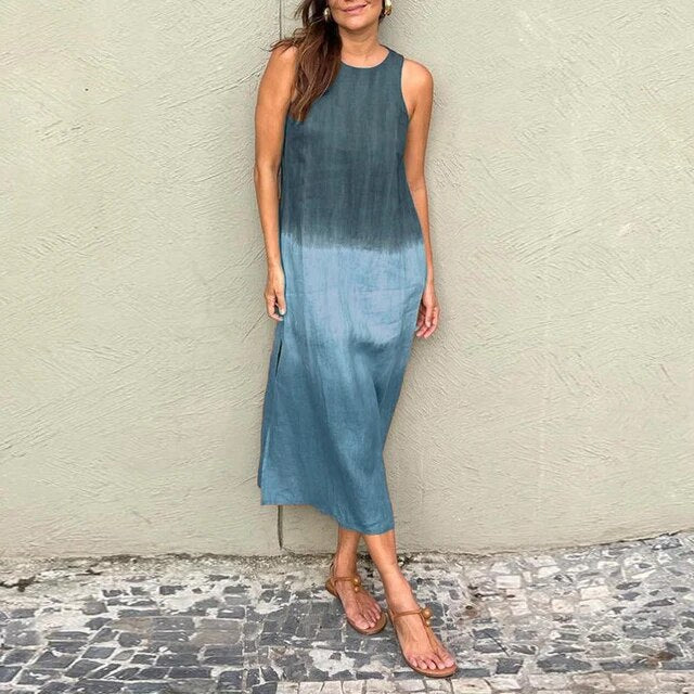 Veerle - Elegancka kolorowa sukienka
