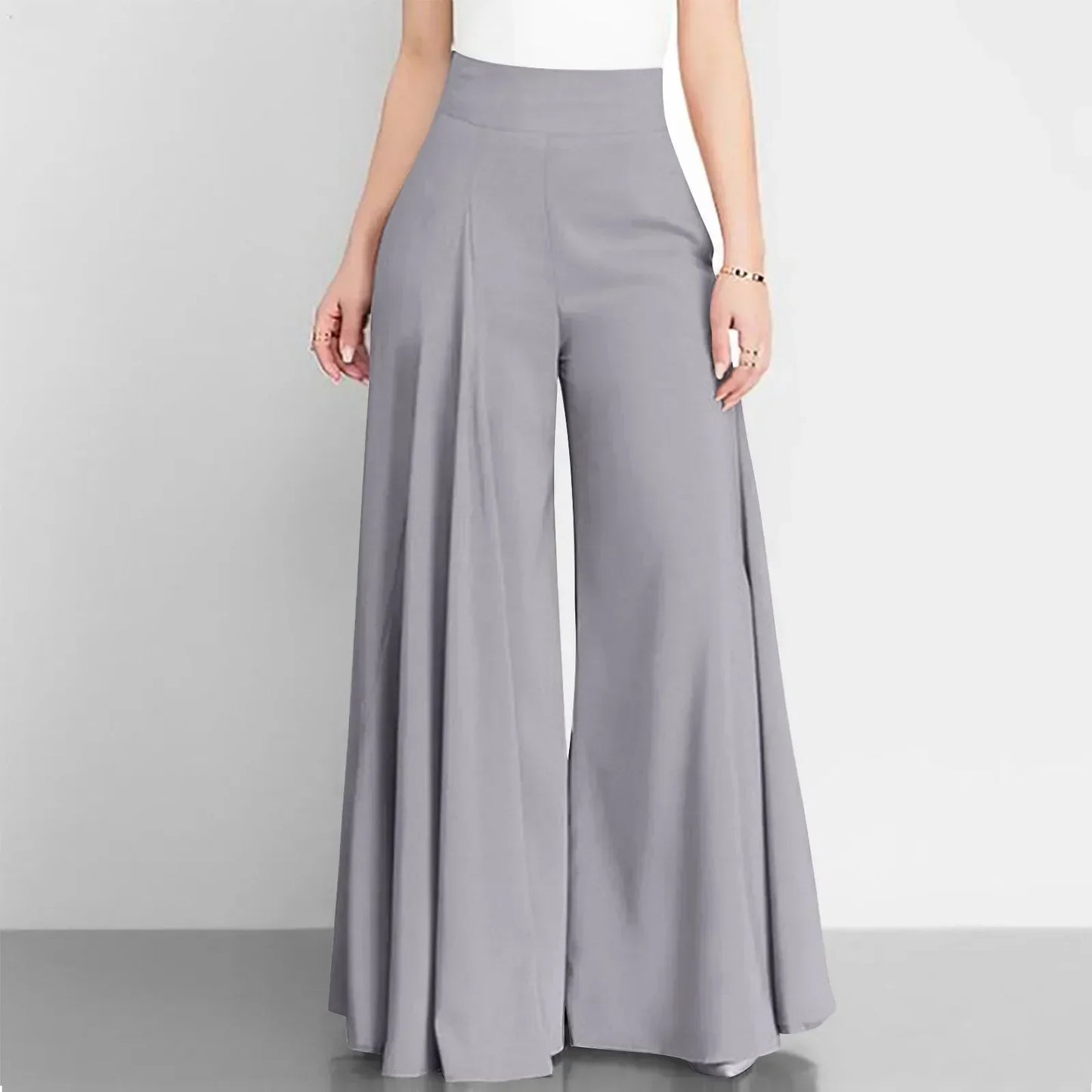 Eleganckie spodnie z wysokim stanem