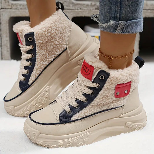 Stylowe ocieplane buty śniegowe dla kobiet