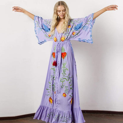 Estelle - Sukienka maxi boho