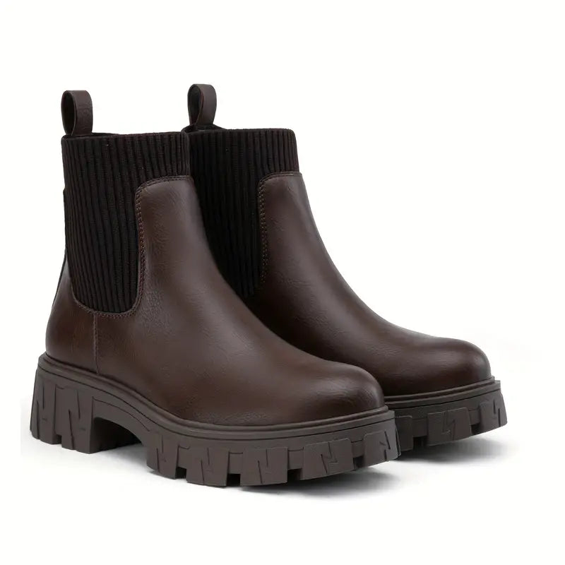Buty Chelsea na platformie