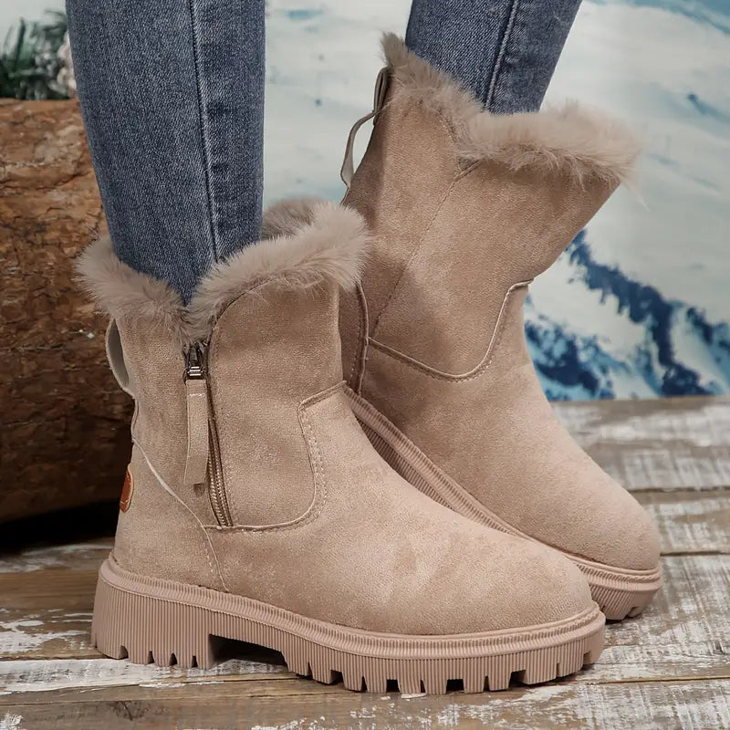 Zara - Przytulne i stylowe damskie buty zimowe