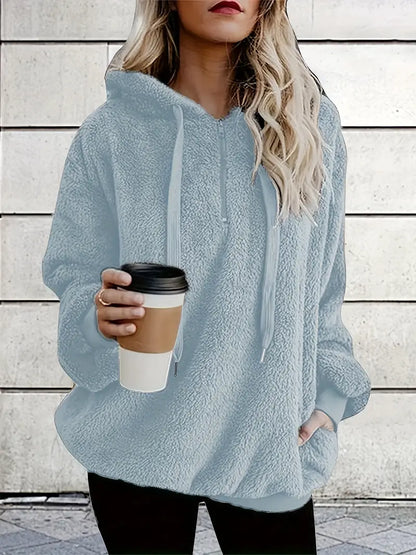 Bluza polarowa z długim rękawem Shanna | Comfort Casual