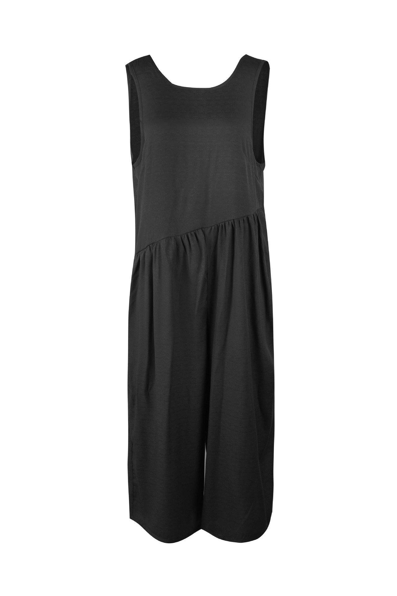 Kombinezon Casual Vest Wide-Pipe Jumpsuit