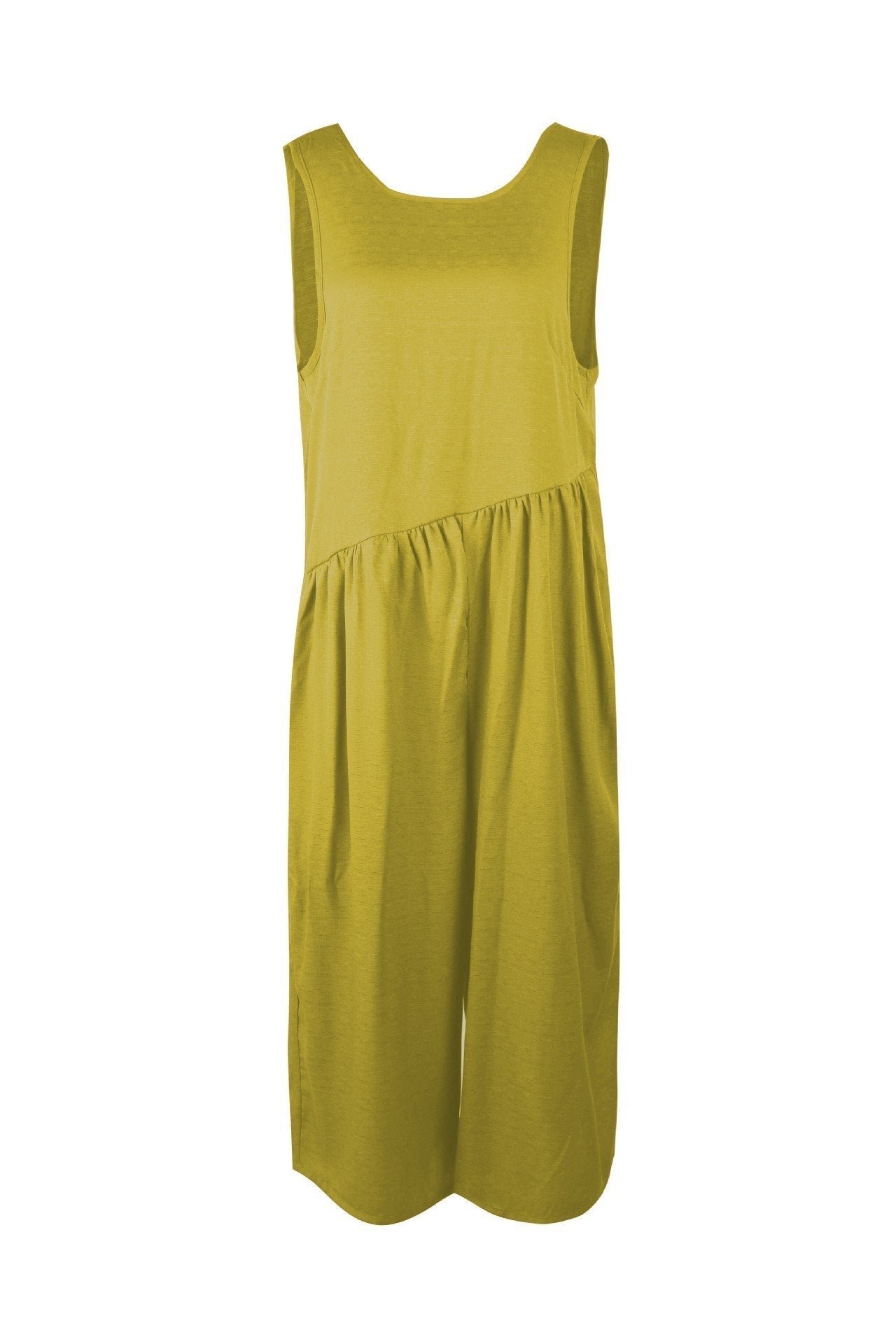 Kombinezon Casual Vest Wide-Pipe Jumpsuit