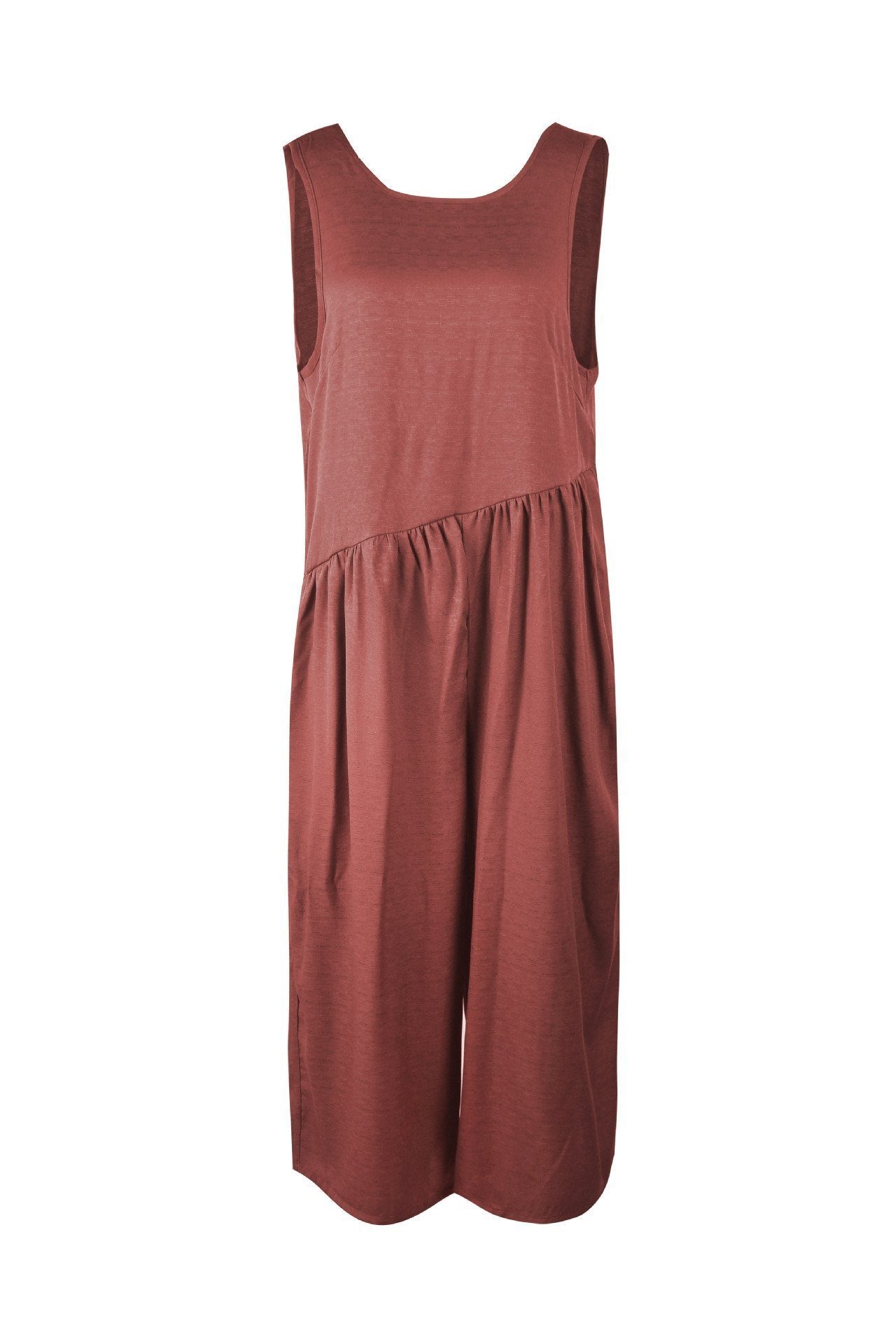 Kombinezon Casual Vest Wide-Pipe Jumpsuit