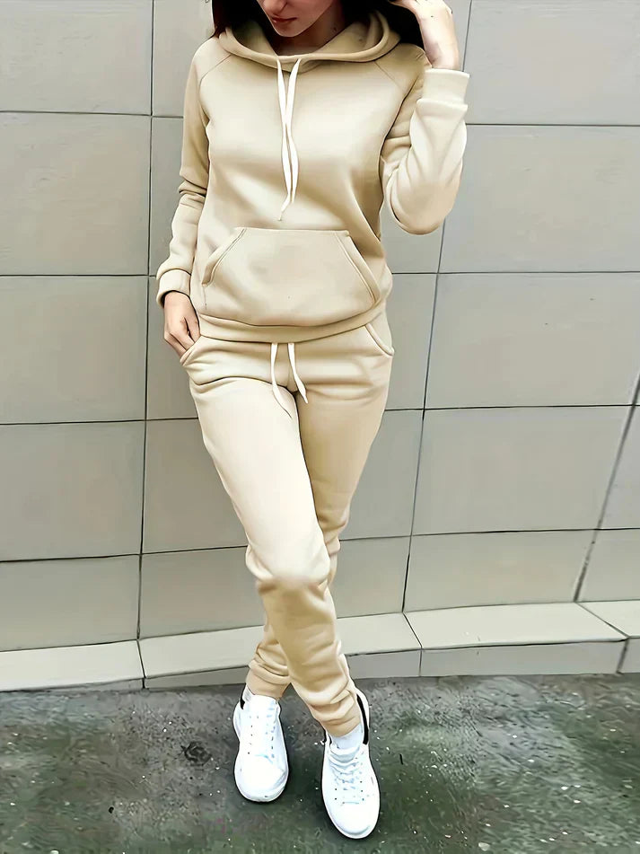 Shanna | Casualowa bluza z kapturem i spodnie dresowe z kieszeniami Idealne na co dzień