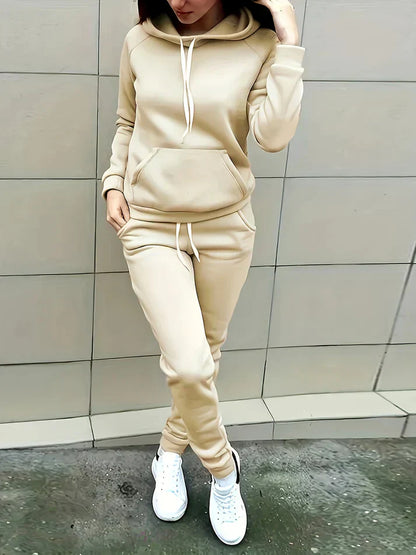 Shanna | Casualowa bluza z kapturem i spodnie dresowe z kieszeniami Idealne na co dzień