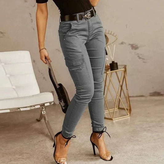 eleganckie spodnie cargo dla kobiet