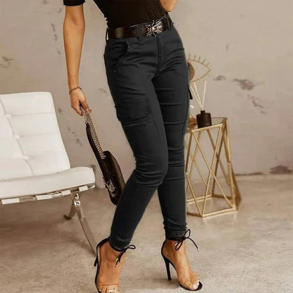 eleganckie spodnie cargo dla kobiet