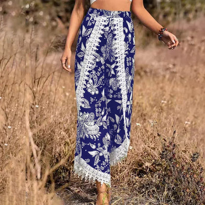 Eleganckie koronkowe spodnie