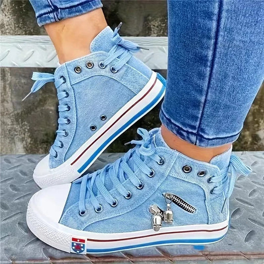 Valesca Sneakers | Casualowe jeansowe trampki