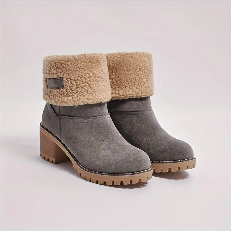 Lieke - Stylowe buty zimowe z wełną