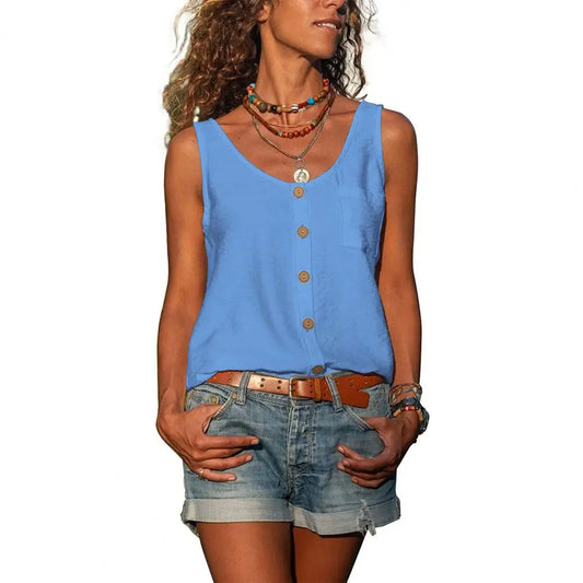 Vardi Dante™ Raquel Top | bez rękawów i stylowy