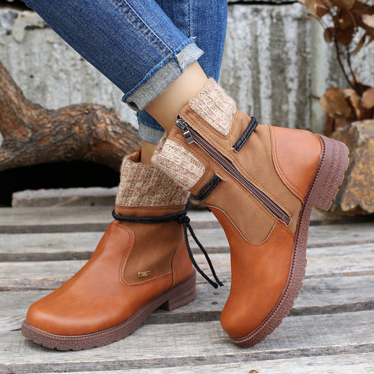 Demi - Stylowe skórzane buty wsuwane