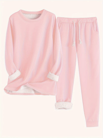 Heidi Fashion | Zwykły termiczny sweter i spodnie dresowe - idealny na jesień/zimę