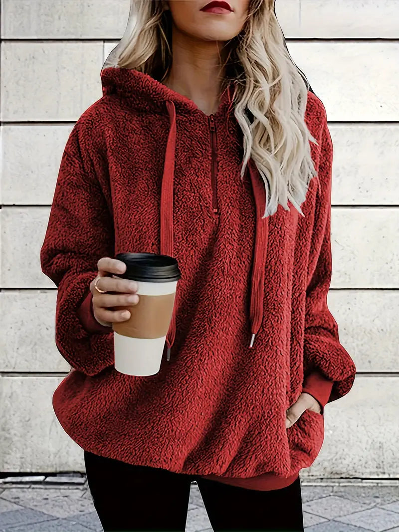 Bluza polarowa z długim rękawem Shanna | Comfort Casual