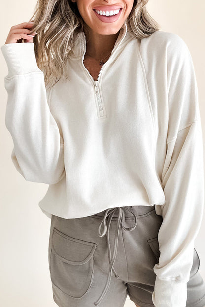 Bluza Xadie | Casualowa bluza zapinana na suwak