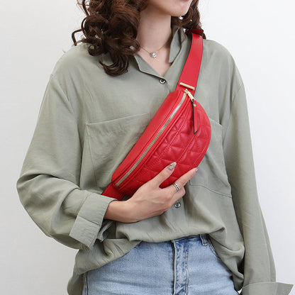 Torba biodrowa Hazel z nadrukiem w kratkę | Tough & Handy