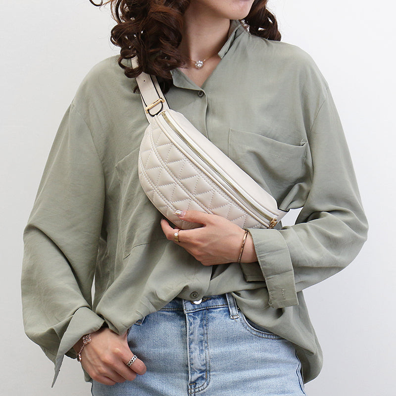 Torba biodrowa Hazel z nadrukiem w kratkę | Tough & Handy