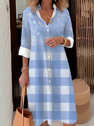 Beatrice - Elegancka sukienka koszulowa