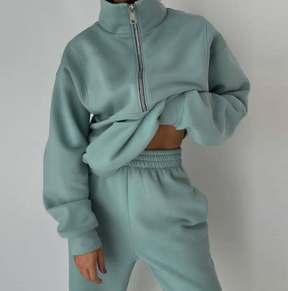 Heidi-Mode | Stylowy elegancki dres [kurtka + spodnie]