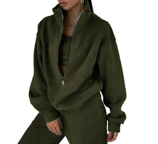 Heidi-Mode | Stylowy elegancki dres [kurtka + spodnie]