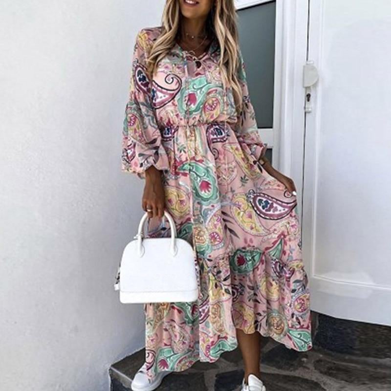 "Deane" sukienka boho maxi