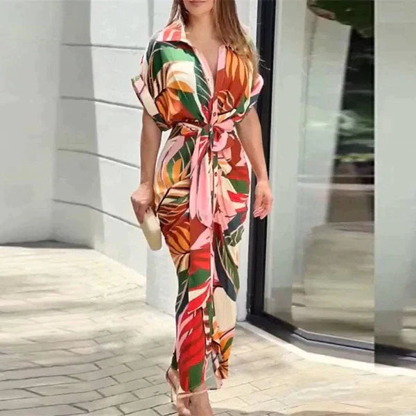 Leny - Casualowa elegancka sukienka na lato
