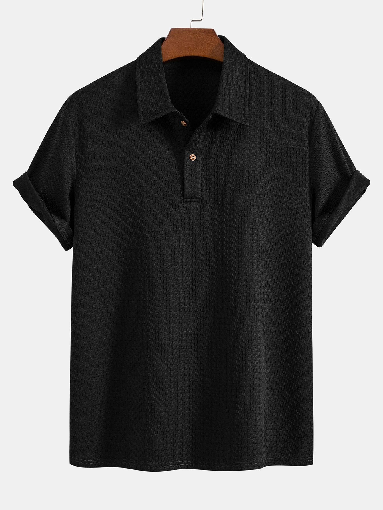Żakardowa koszulka polo
