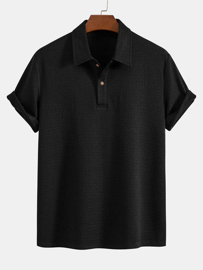 Żakardowa koszulka polo