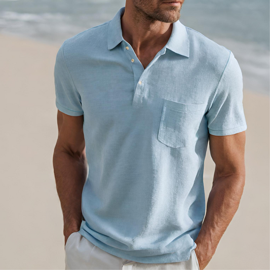 Floris | Luksusowa lniana koszulka polo