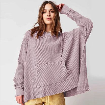 Bluza z długim rękawem Shanna | Waffle Fabric