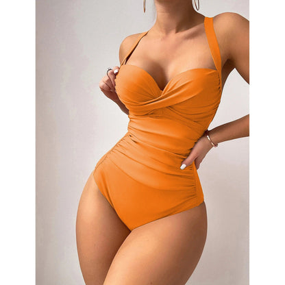 Bikiniodďż˝ďż˝ďż˝ďż˝jednoczÄ™Ĺ›ciowezzakrÄ™conymprzodem