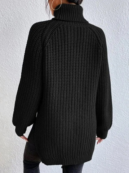 Ava - Stylowy sweter z golfem z dzianiny dla kobiet