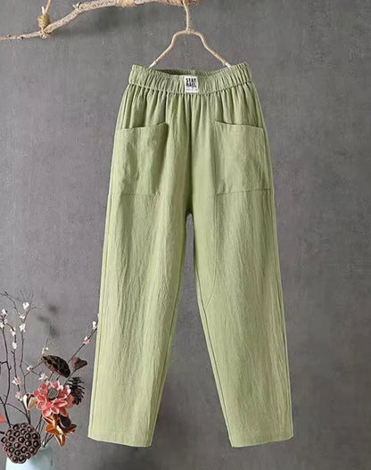 Bawełniane spodnie Casual