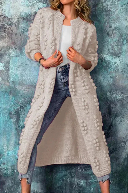 Wivianne Cardigan | Długi kardigan z miękkiej dzianiny