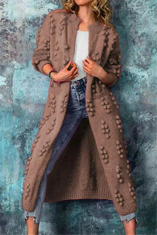 Wivianne Cardigan | Długi kardigan z miękkiej dzianiny