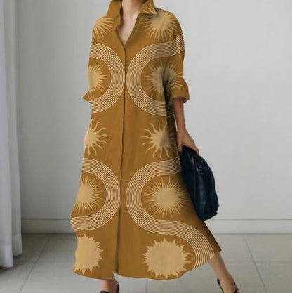 Martha - Elegancka sukienka koszulowa dla kobiet