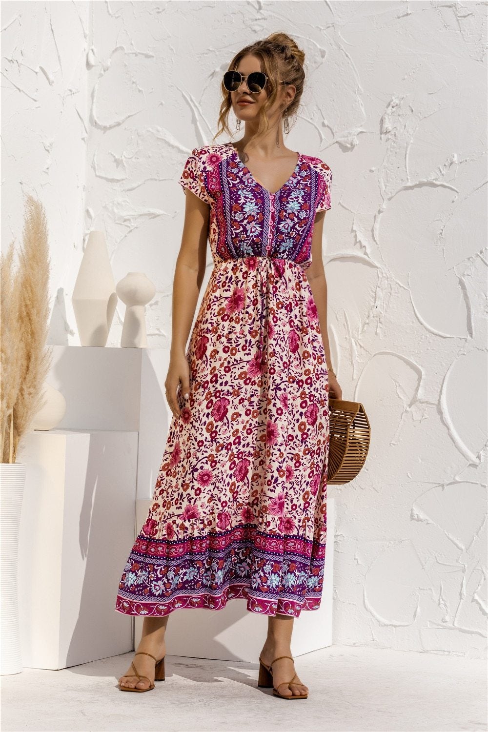 "Florella" designerska sukienka boho