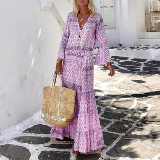 "Amilia" sukienka boho maxi