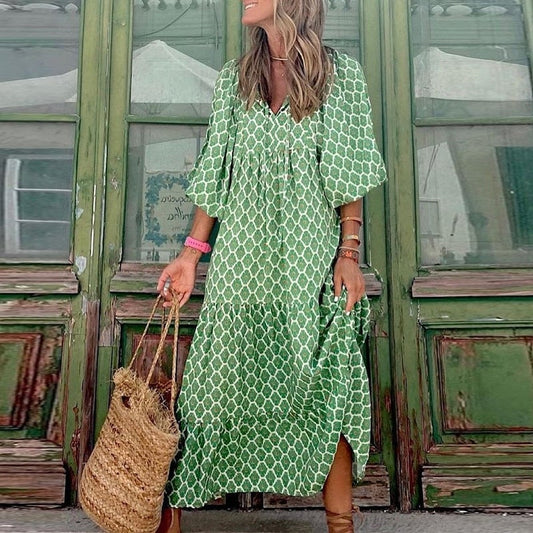"Simone" designerska sukienka maxi