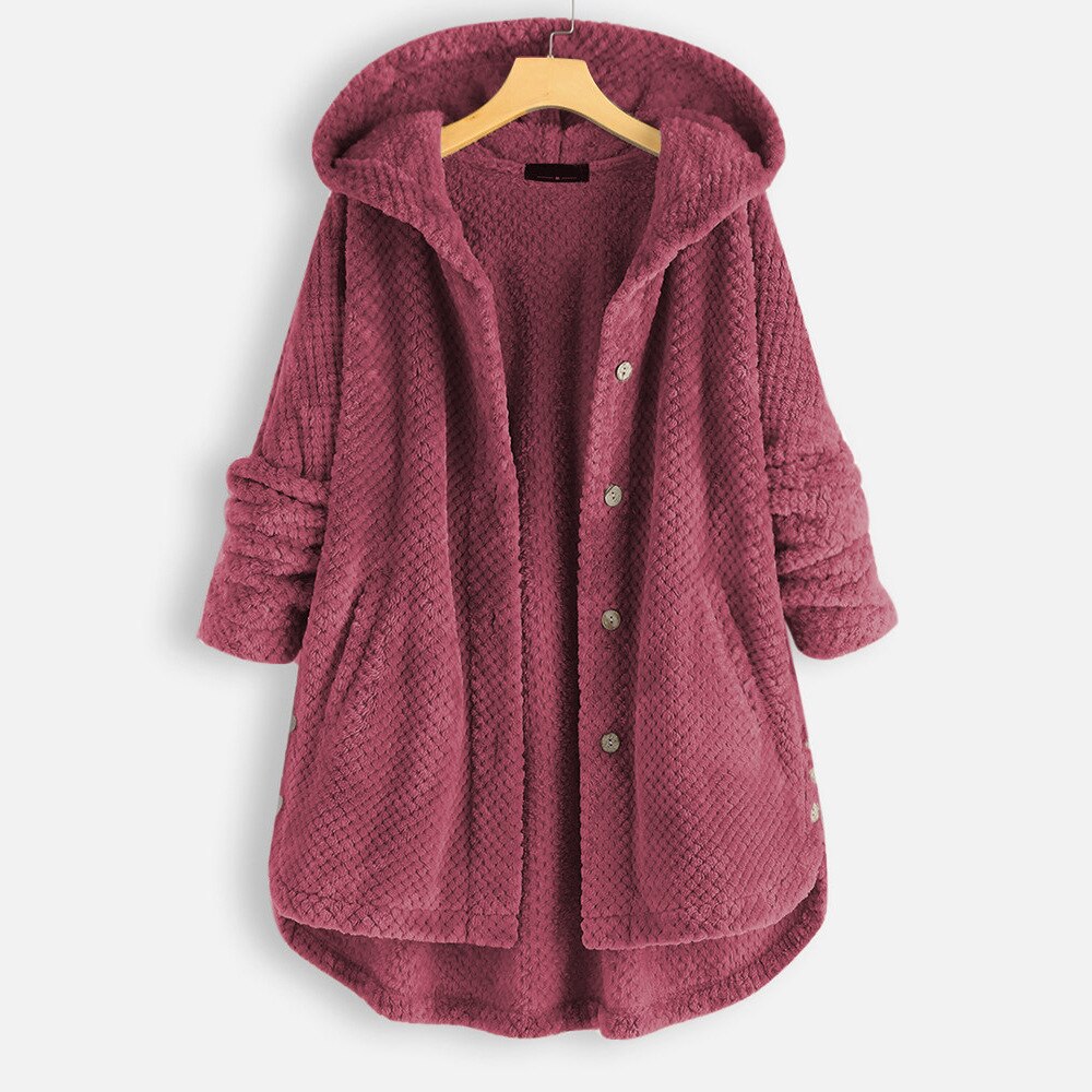 Aurélie - Damska kurtka oversize z kapturem